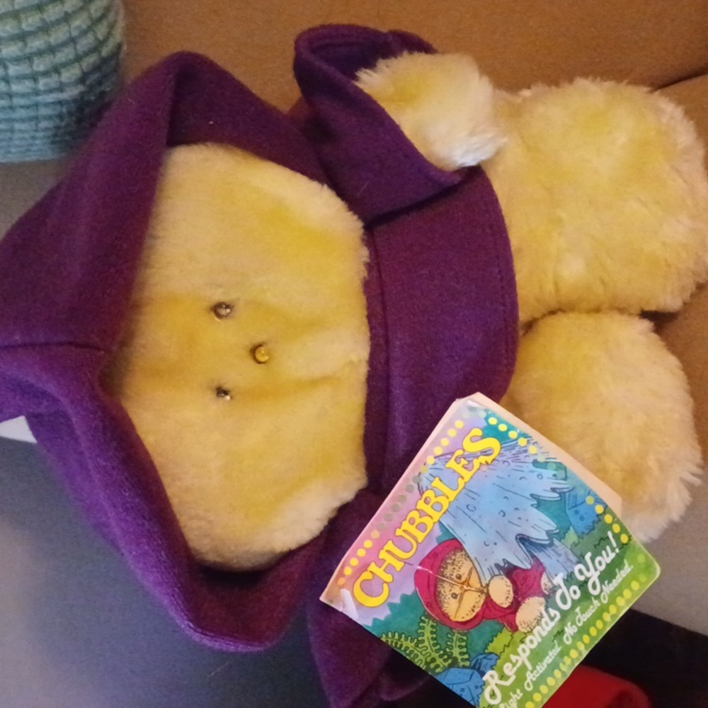 Chubbles Vintage Toy, w/Tags, Works,